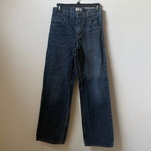 GAP Kids Dark Blue Denim Jeans Loose Fit Boy’s Size 14